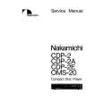 NAKAMICHI CDP-2E Service Manual