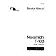 NAKAMICHI T100 Service Manual
