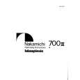 NAKAMICHI 700II Owners Manual