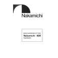 NAKAMICHI 600 Owners Manual