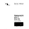 NAKAMICHI PA-7 Service Manual