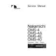 NAKAMICHI OMS-4A Service Manual