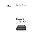 NAKAMICHI NR-100 Service Manual